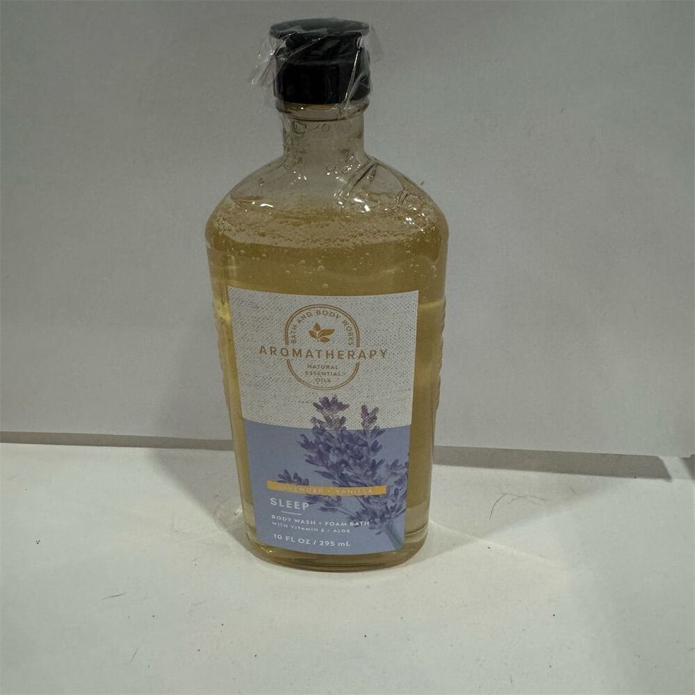Bath & Body Works Lavender Vanilla Aromatherapy Body Wash 10 oz